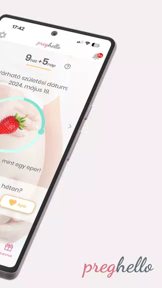 PregHello – terhességi app Capture d'écran 1