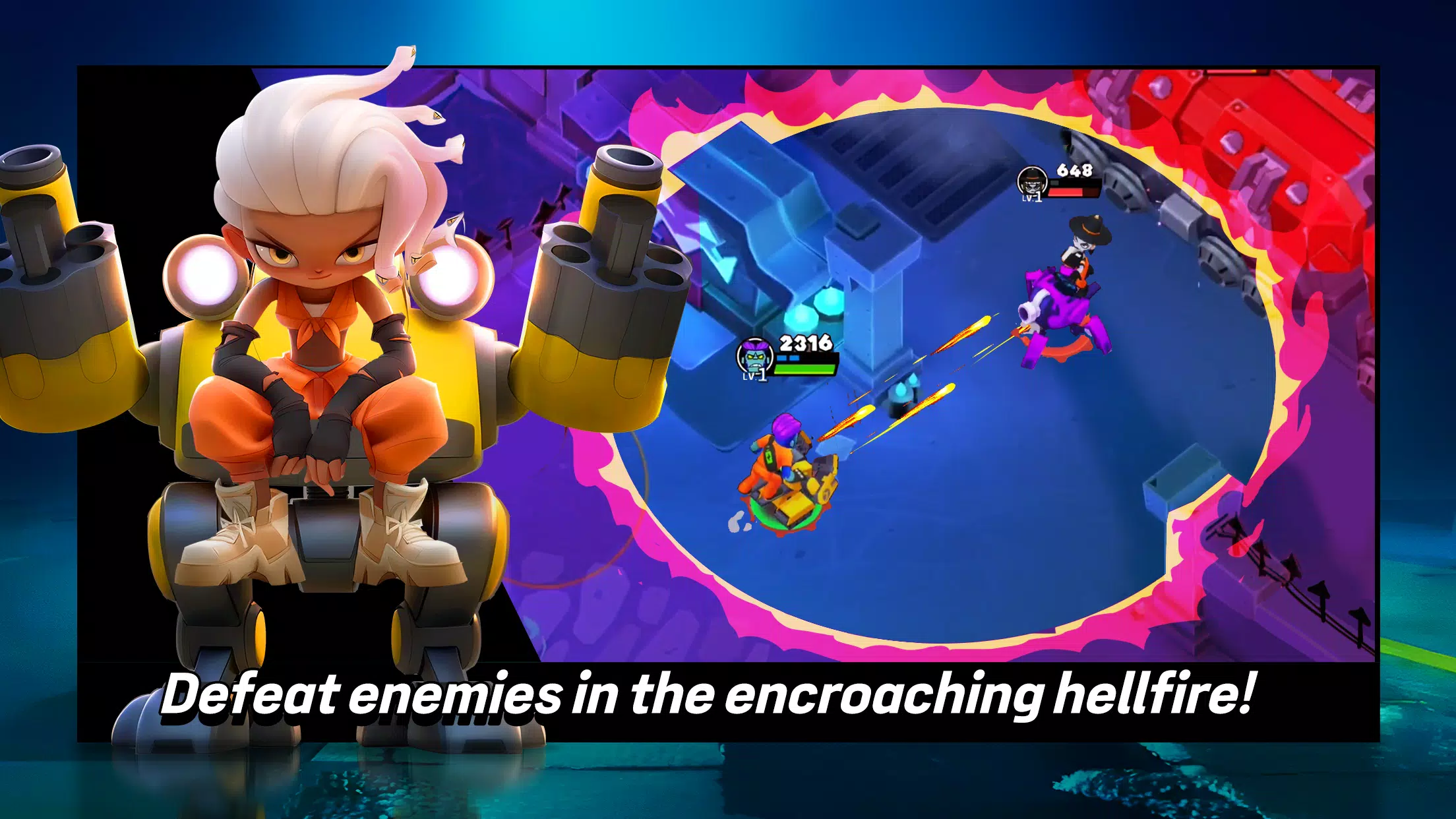 Villains: Robot BattleRoyale ภาพหน้าจอ 2