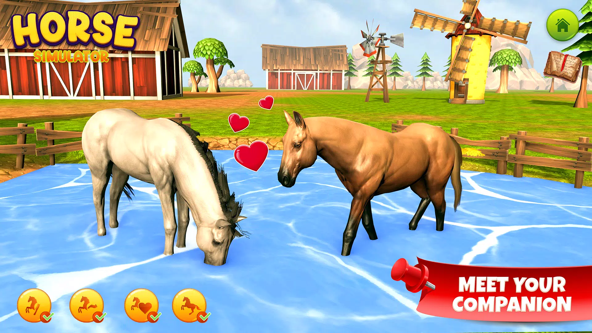 Horse Simulator Family Game 3D Captura de tela 2