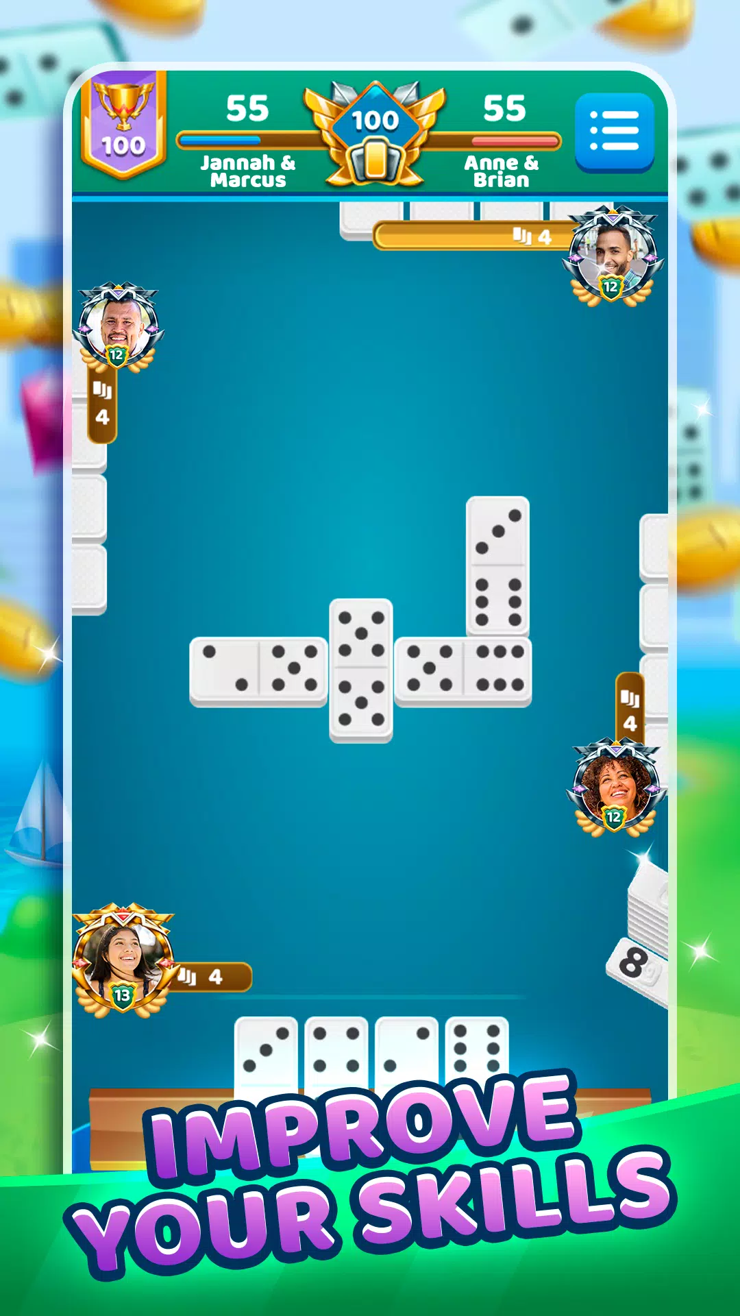 Dominoes Battle Capture d'écran 2