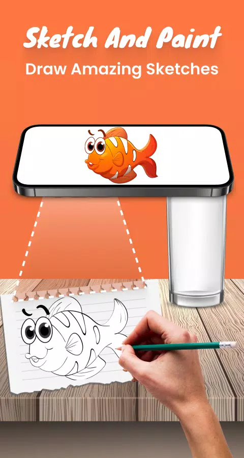 Draw sketch : Sketch and Paint ภาพหน้าจอ 0