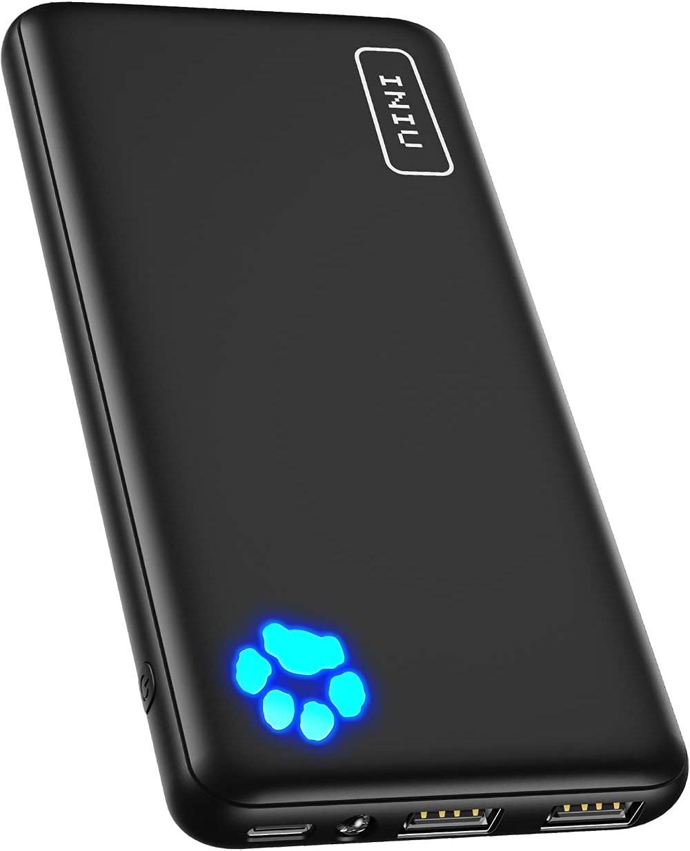 紧凑型INIU 10,000mAh USB电力银行刚刚降至亚马逊的$ 8.99