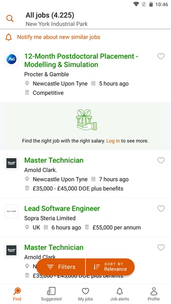 Totaljobs - UK Job Search App スクリーンショット 2