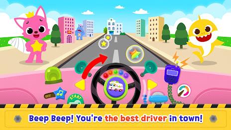 Baby Shark Car Town: Kid Games Tangkapan skrin 1