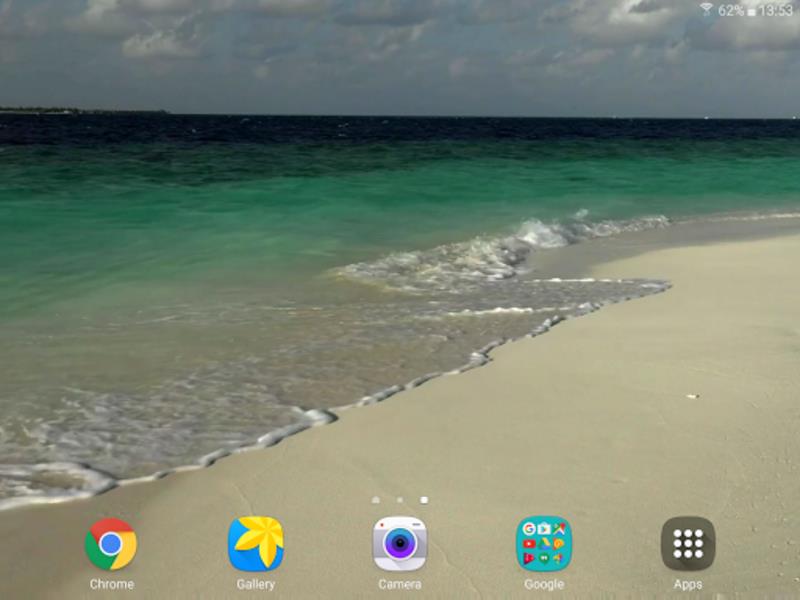 Tropical Beach Live Wallpaper Captura de tela 1