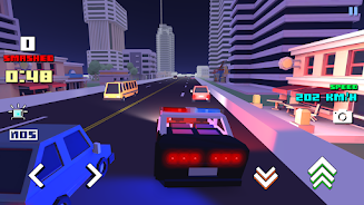 Blocky Car Racer - racing game Скриншот 1