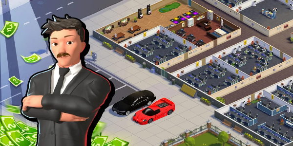 Idle Office Tycoon Mod ဖန်သားပြင်ဓာတ်ပုံ 1