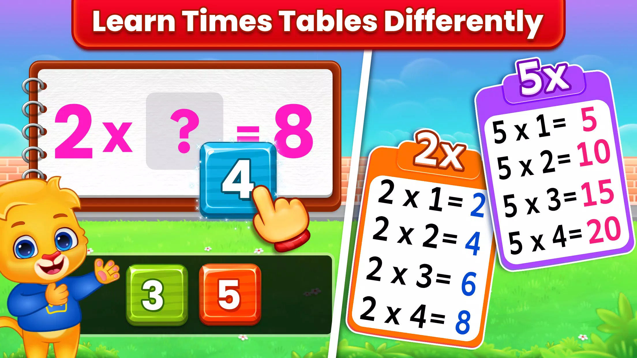 Multiplikation spiele Für 2-7 Screenshot 1