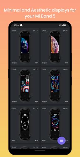 Mi Band 5 Watch Faces Ảnh chụp màn hình 1