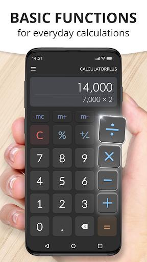 Calculator Plus with History (MOD) Schermafbeelding 2