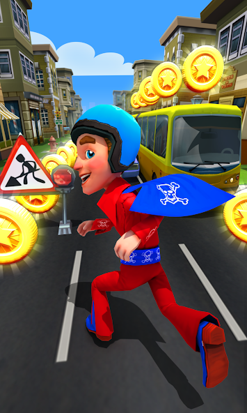 Subway Run 2 Superhero Runner Mod Screenshot 0