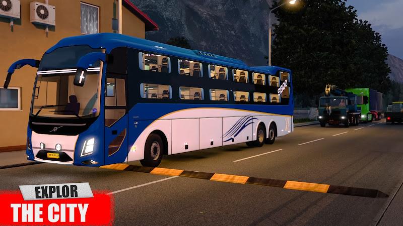 Euro Coach Bus Driving Games স্ক্রিনশট 0