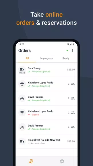 Restaurant Order-Taking App Capture d'écran 0