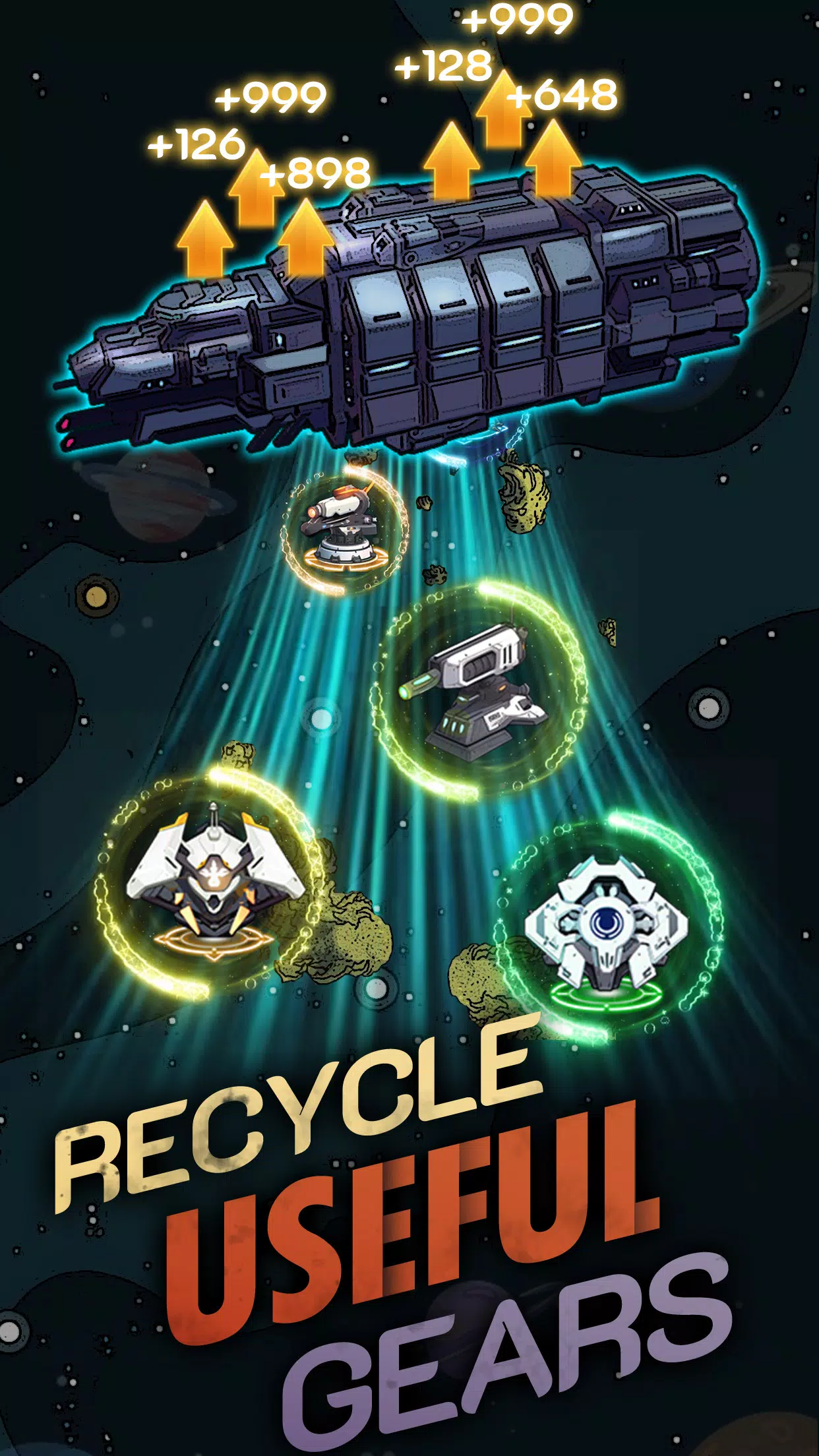 Space Venture: Idle Game Schermafbeelding 2