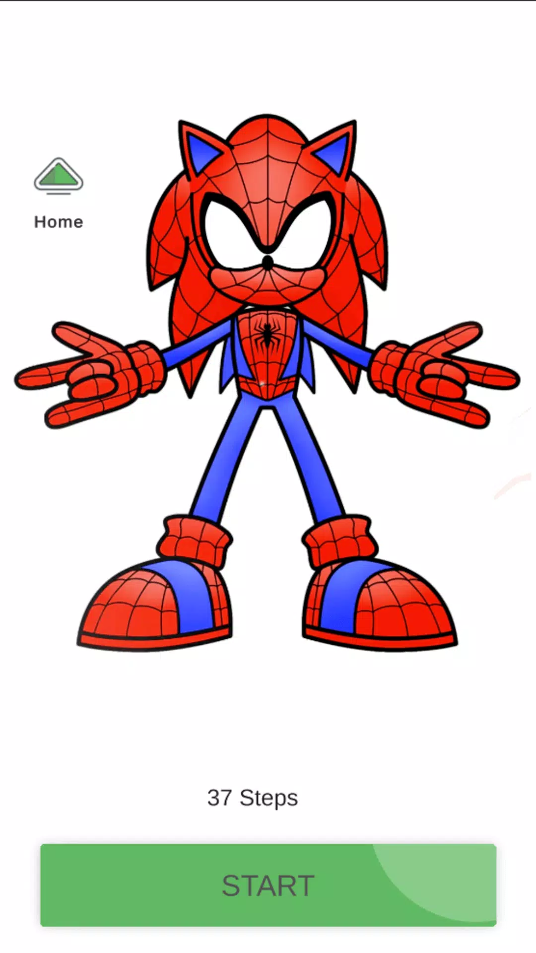 How to draw sonik characters Captura de pantalla 2