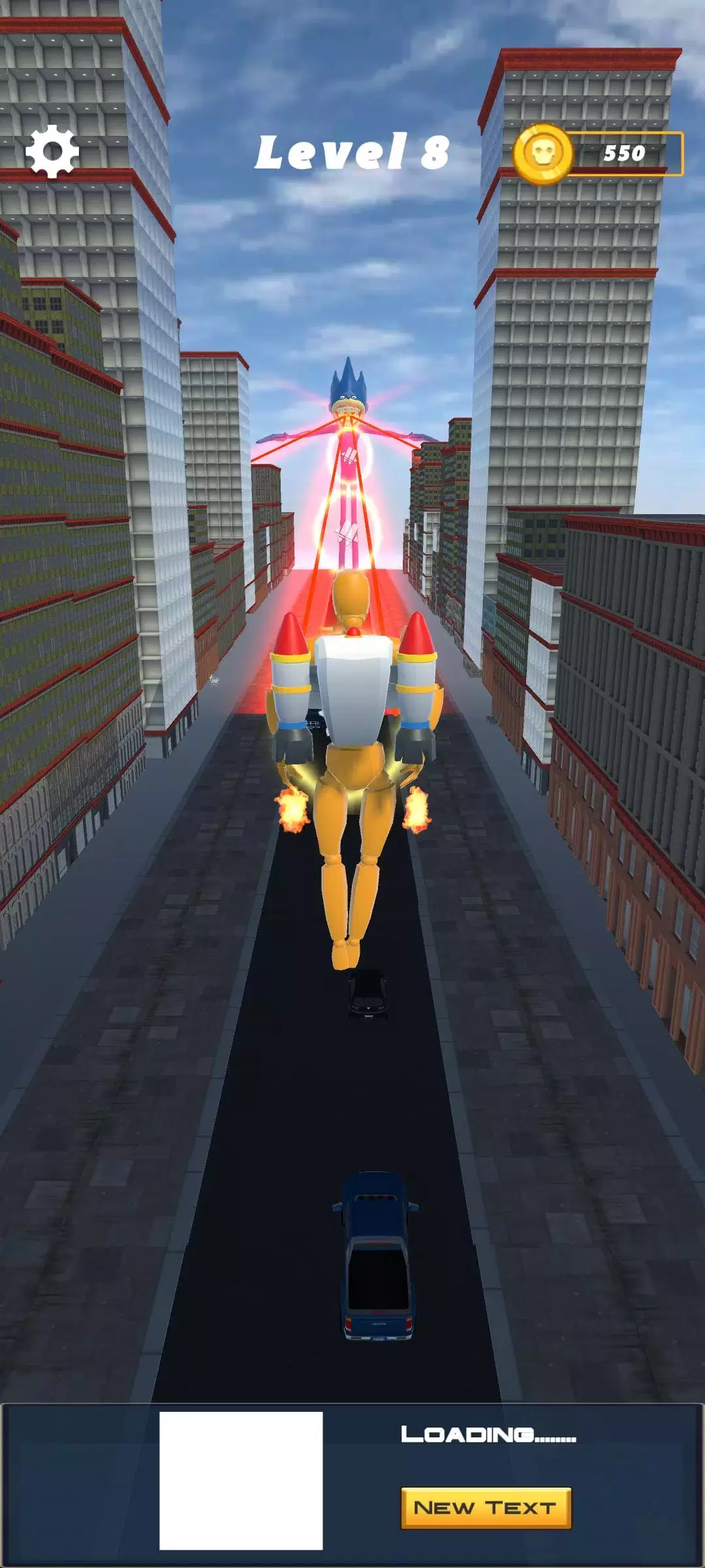 Jetpack Ragdoll: Fly Adventure Tangkapan skrin 1