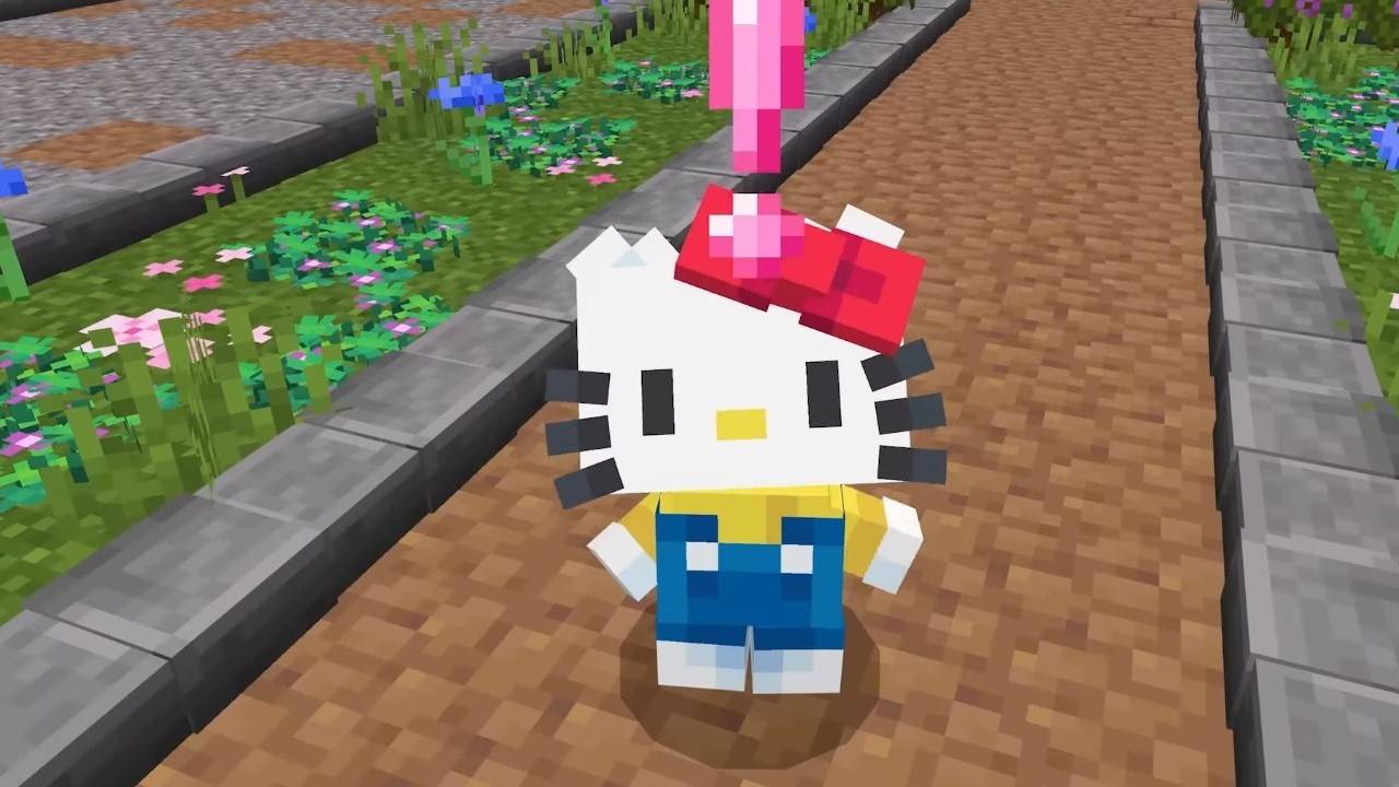 Minecraft melancarkan rasmi Hello Kitty DLC