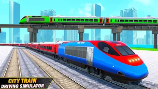 Schermata City Train Driving Train Games 3