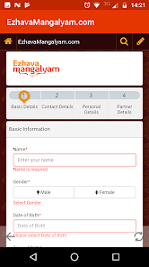 Ezhava Mangalyam Matrimony Zrzut ekranu 0