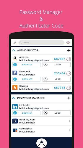 SAASPASS Authenticator 2FA App Скриншот 0