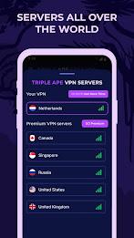 Schermata Triple Ape VPN - Safe & Secure 1