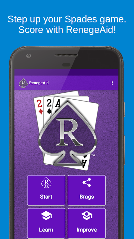 RenegeAid Spades Score App Tangkapan skrin 0