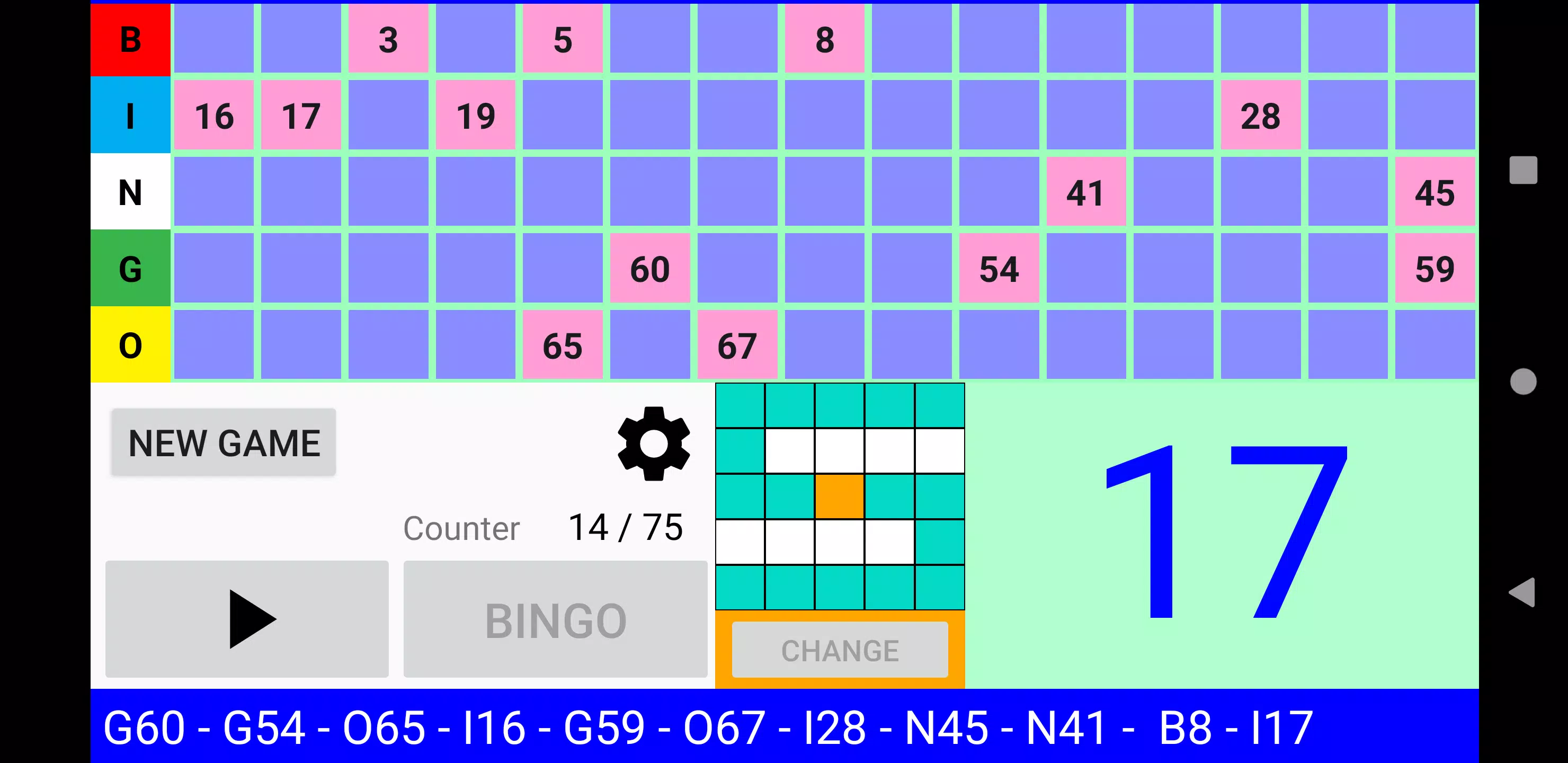 Bingo RS Tangkapan skrin 2
