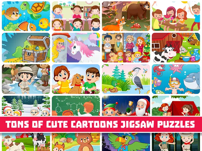 Princess Jigsaw Puzzles Kids स्क्रीनशॉट 0