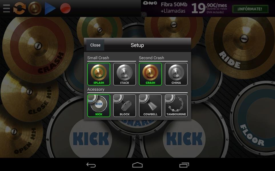 REAL DRUM: Electronic Drum Set Screenshot 0