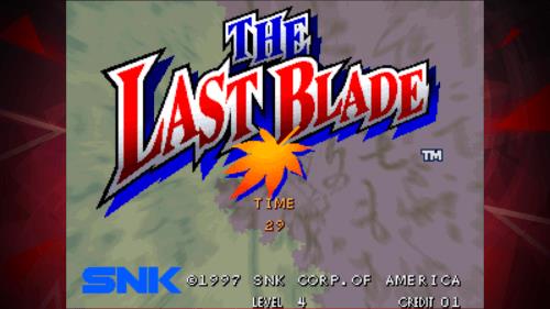 THE LAST BLADE ACA NEOGEO स्क्रीनशॉट 0