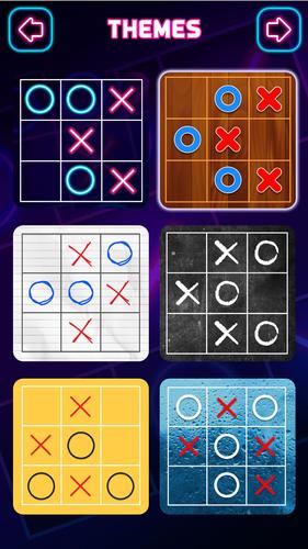 Tic Tac Toe 2 Player - xo game ဖန်သားပြင်ဓာတ်ပုံ 1