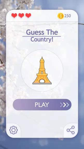 Guess The Country : Quiz Game Capture d'écran 1