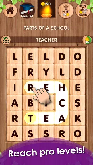 Falling Word Games - Addictive Captura de tela 3