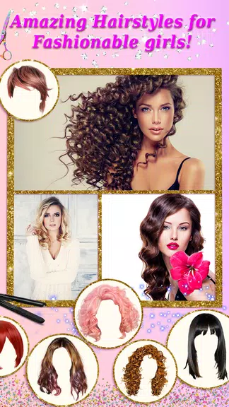 Cabelo e Maquiagem Beauty Cam Captura de tela 0