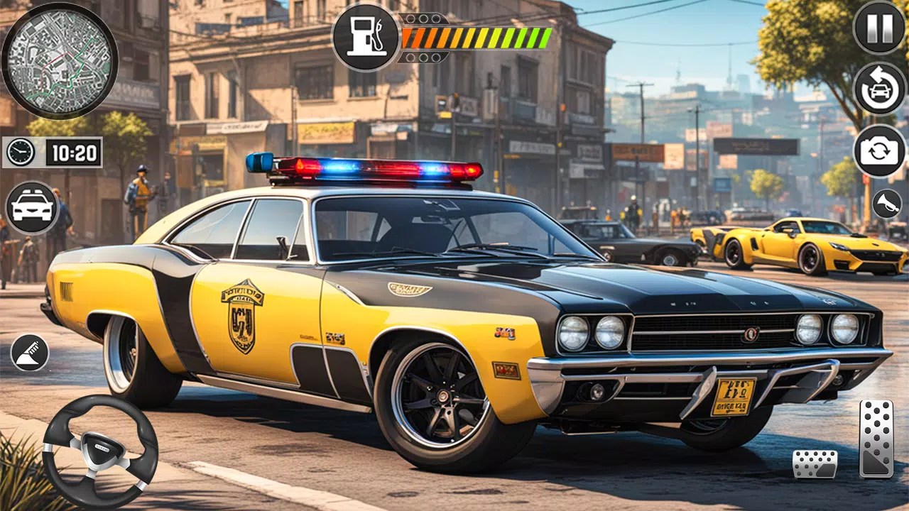 Luxury Police Car Parking Game Ekran Görüntüsü 1