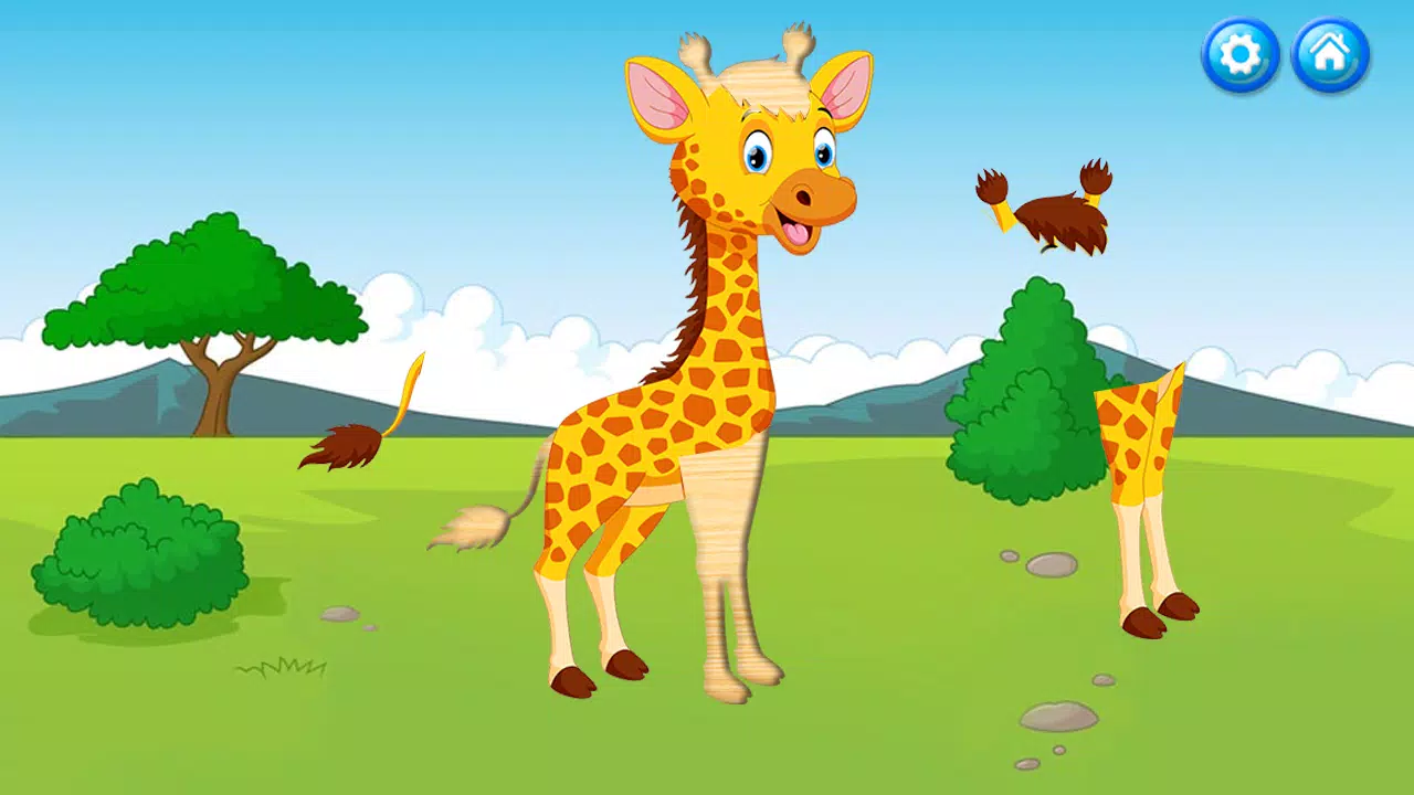 Kids Puzzles - Safari Puzzles Tangkapan skrin 1