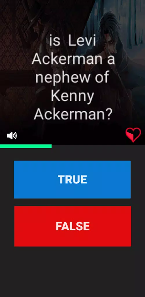 Schermata Attack on titan Trivia 2