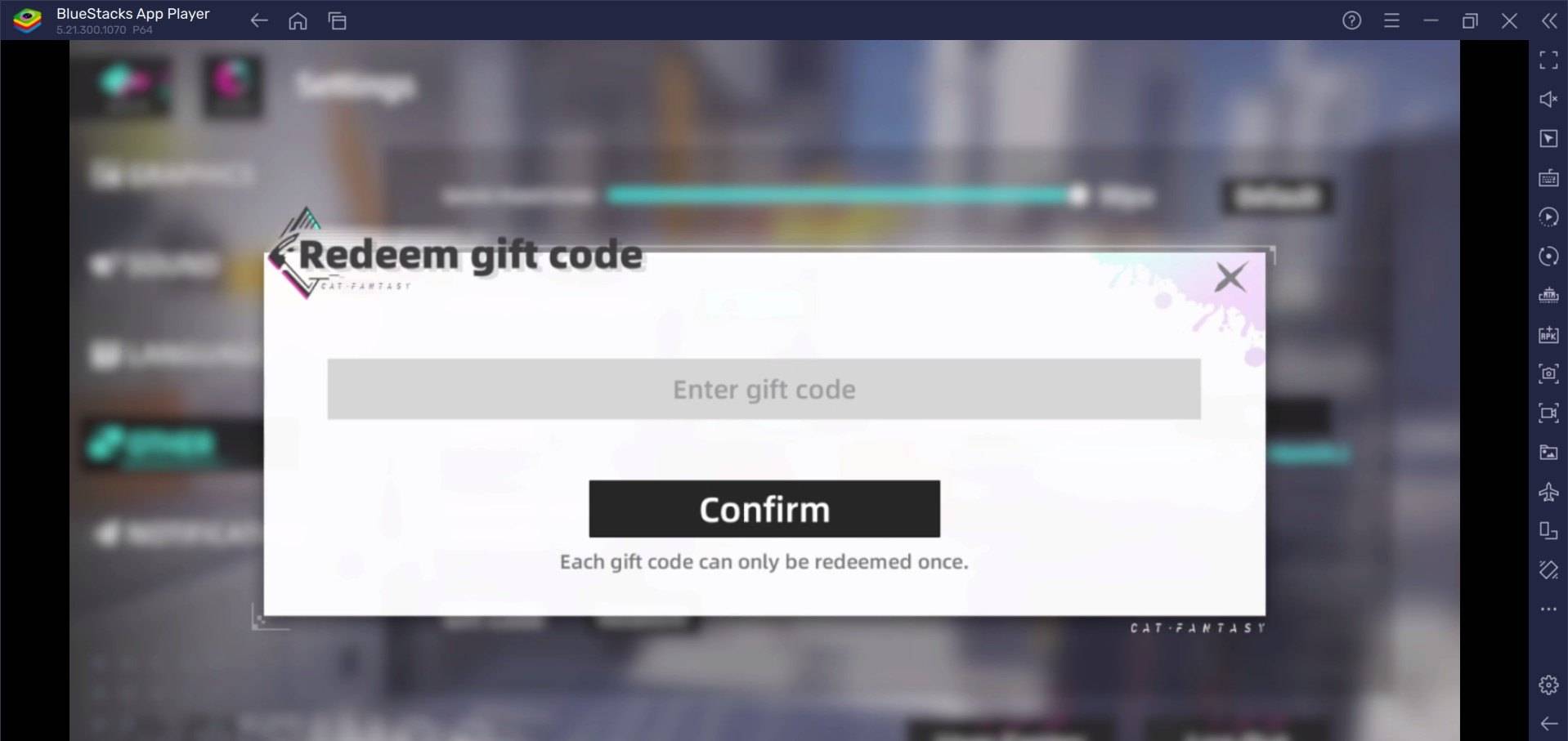 Cat Fantasy: Isekai Adventure Redeem Code Process