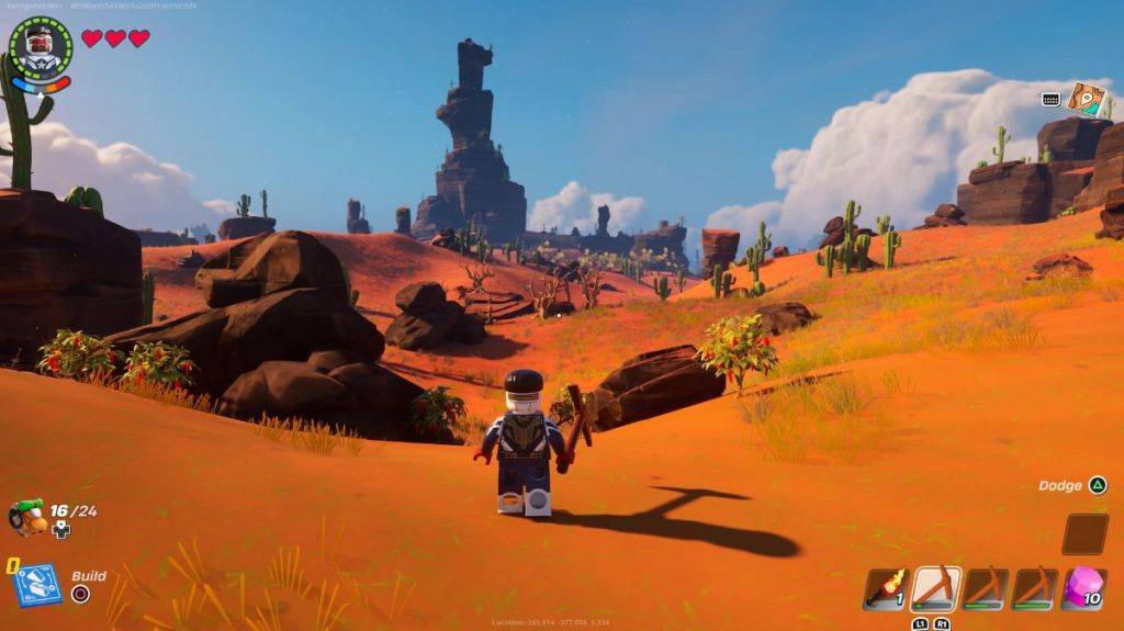 Desert Biome em Lego Fortnite, com Flexwood.