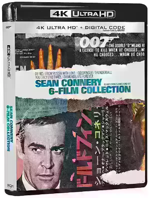007 James Bond Sean Connery Collection 4K
