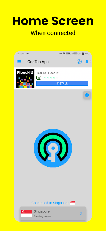 OneTap Vpn Zrzut ekranu 1