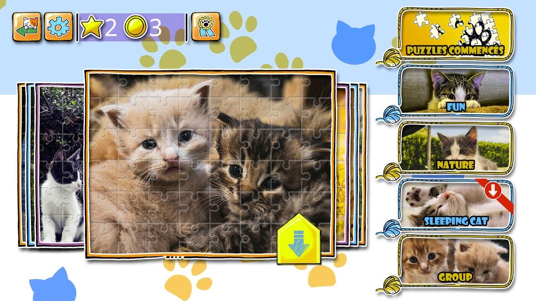 Jigsaw Puzzle Cats Kitten স্ক্রিনশট 2