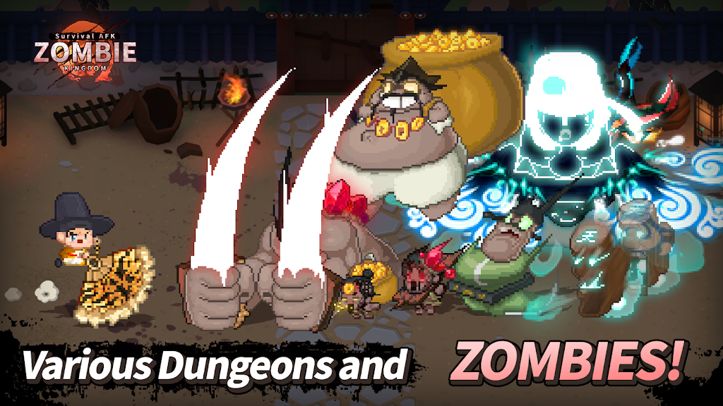 ZOMBIE Kingdom : Idle RPG Captura de pantalla 2