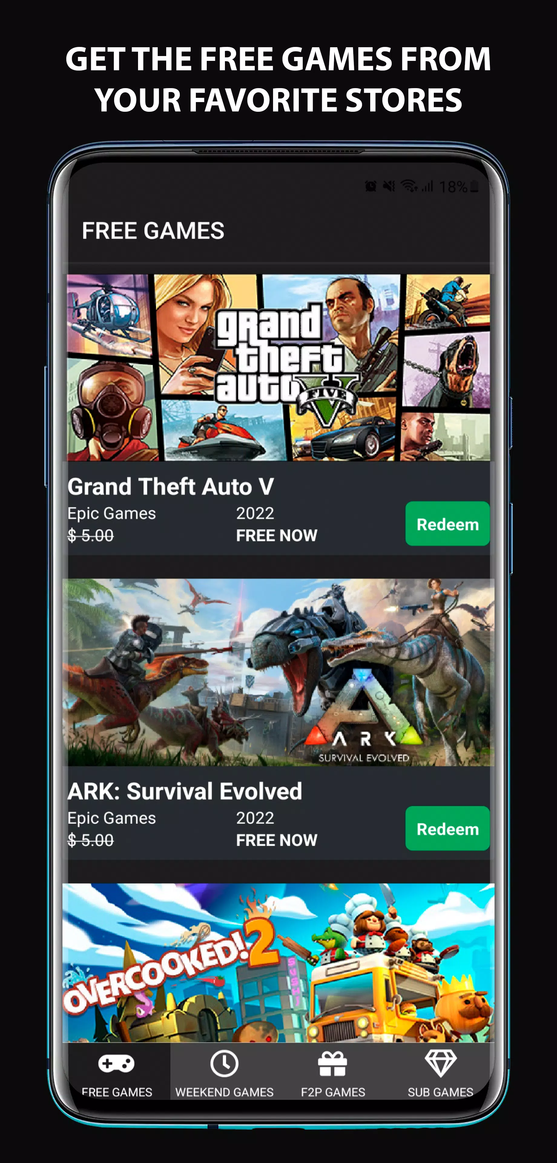 Epic Freebie Games Radar应用截图第0张