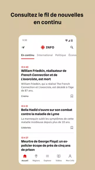 Radio-Canada Info Tangkapan skrin 1