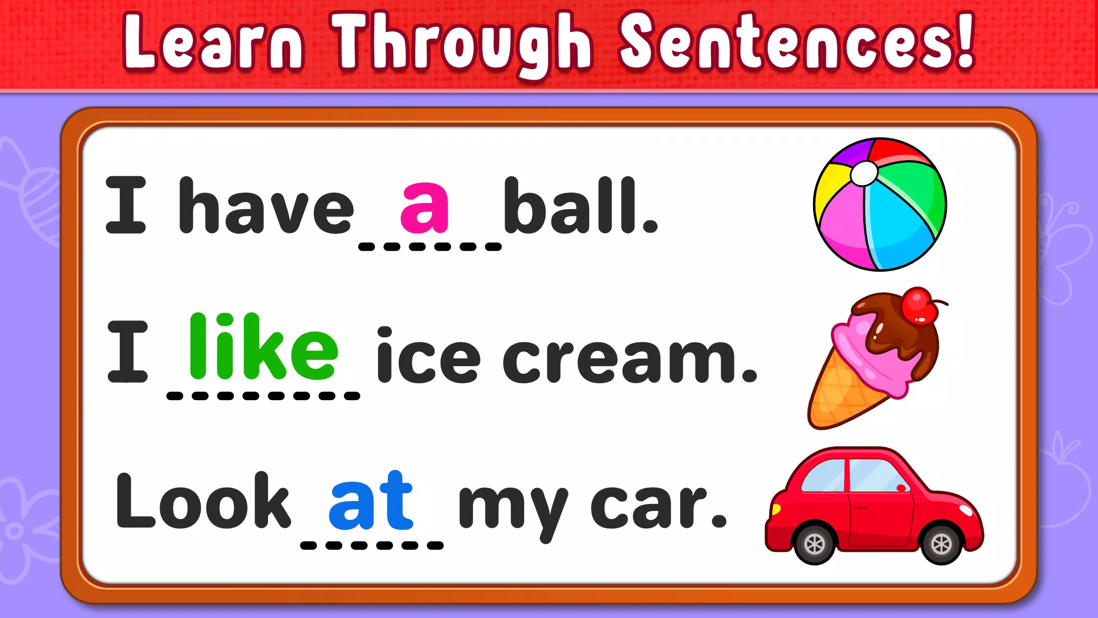 Learn to Read: Kids Games Ảnh chụp màn hình 1