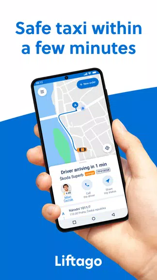 Liftago: Travel safely ဖန်သားပြင်ဓာတ်ပုံ 0