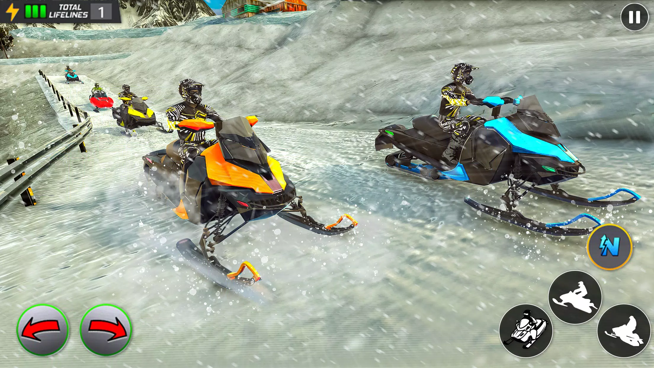 Crazy Skills Snowcross Games Captura de tela 0