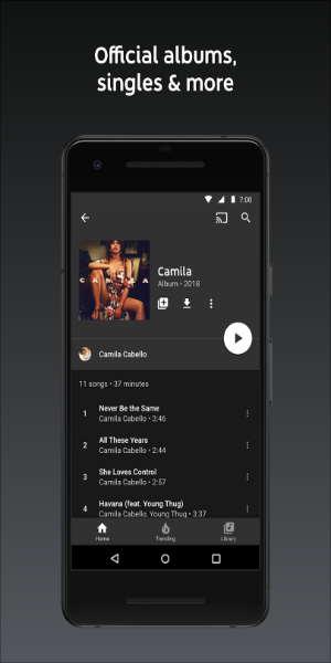 YouTube Music Capture d'écran 0