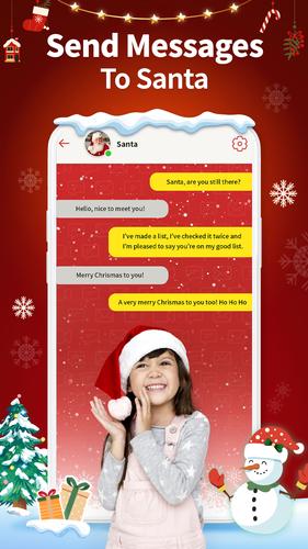 Santa Prank Call: Fake video ဖန်သားပြင်ဓာတ်ပုံ 2